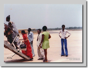 Banjul - Passengers Boarding the 1-11
